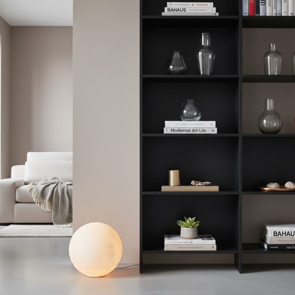 Grace | Resin Globe Floor Lamp
