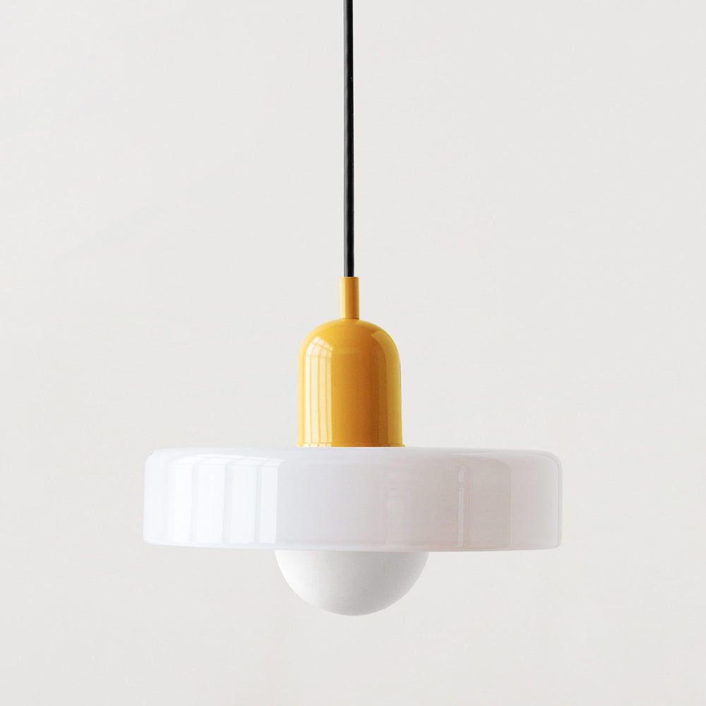 Artistic Ceiling Light | Colored Glass Design | Adjustable Hanging | Modern Home Decor Lighting