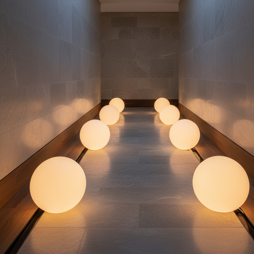 Grace | Resin Globe Floor Lamp
