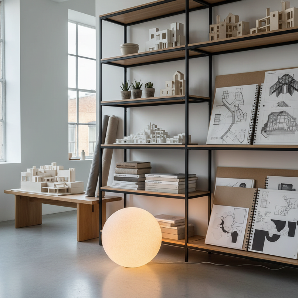Grace | Resin Globe Floor Lamp
