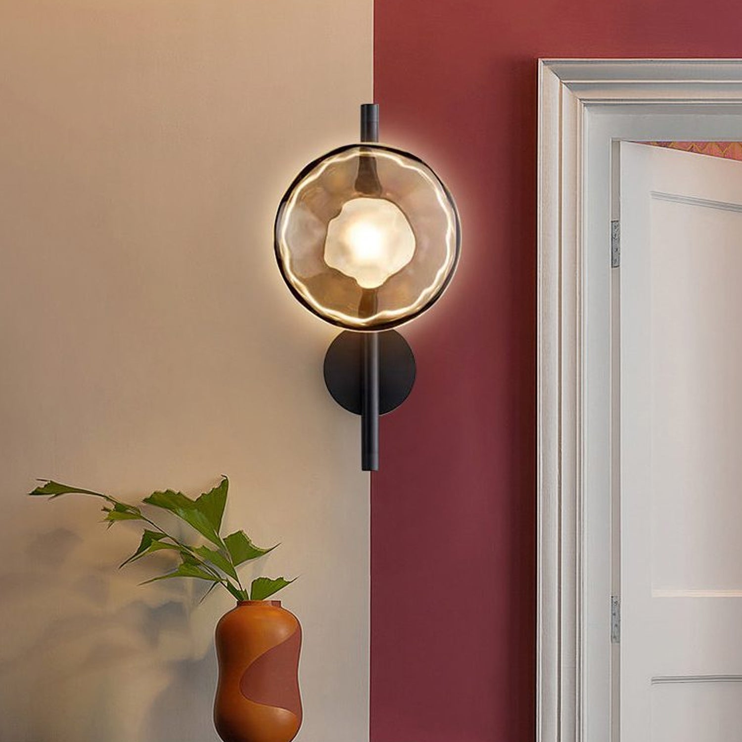 Amelia | Glass Wall Light