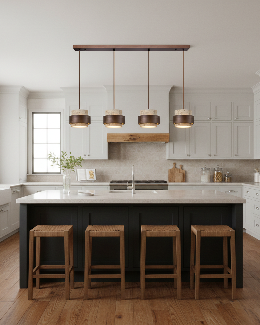 Winifred | Travertine Pendant