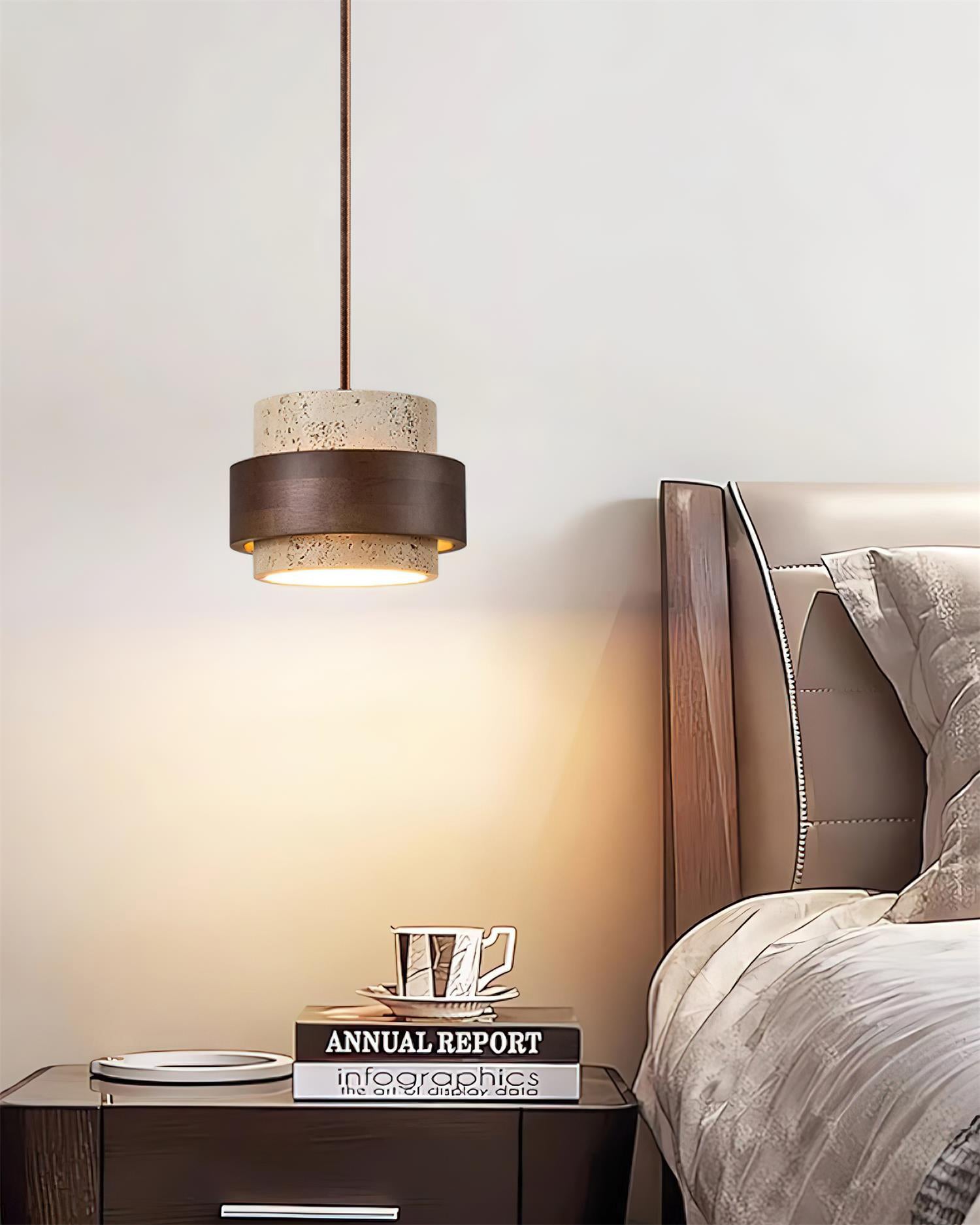 Winifred | Travertine Pendant