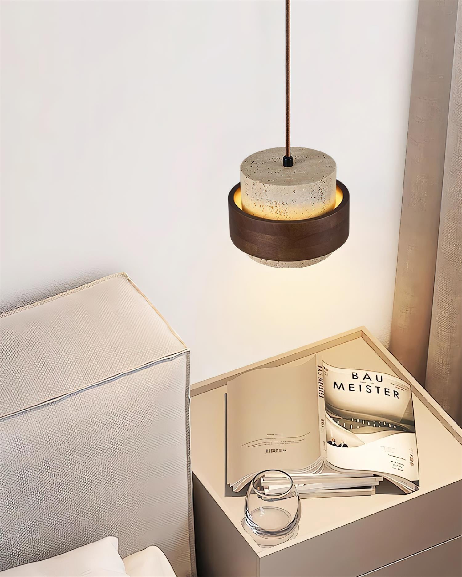 Winifred | Travertine Pendant