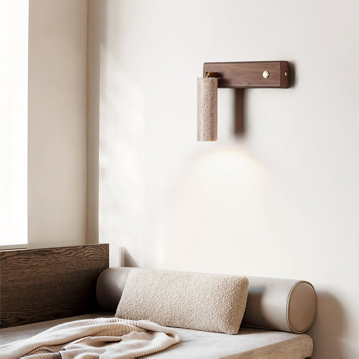 Vivienne | Travertine Wall Lamp