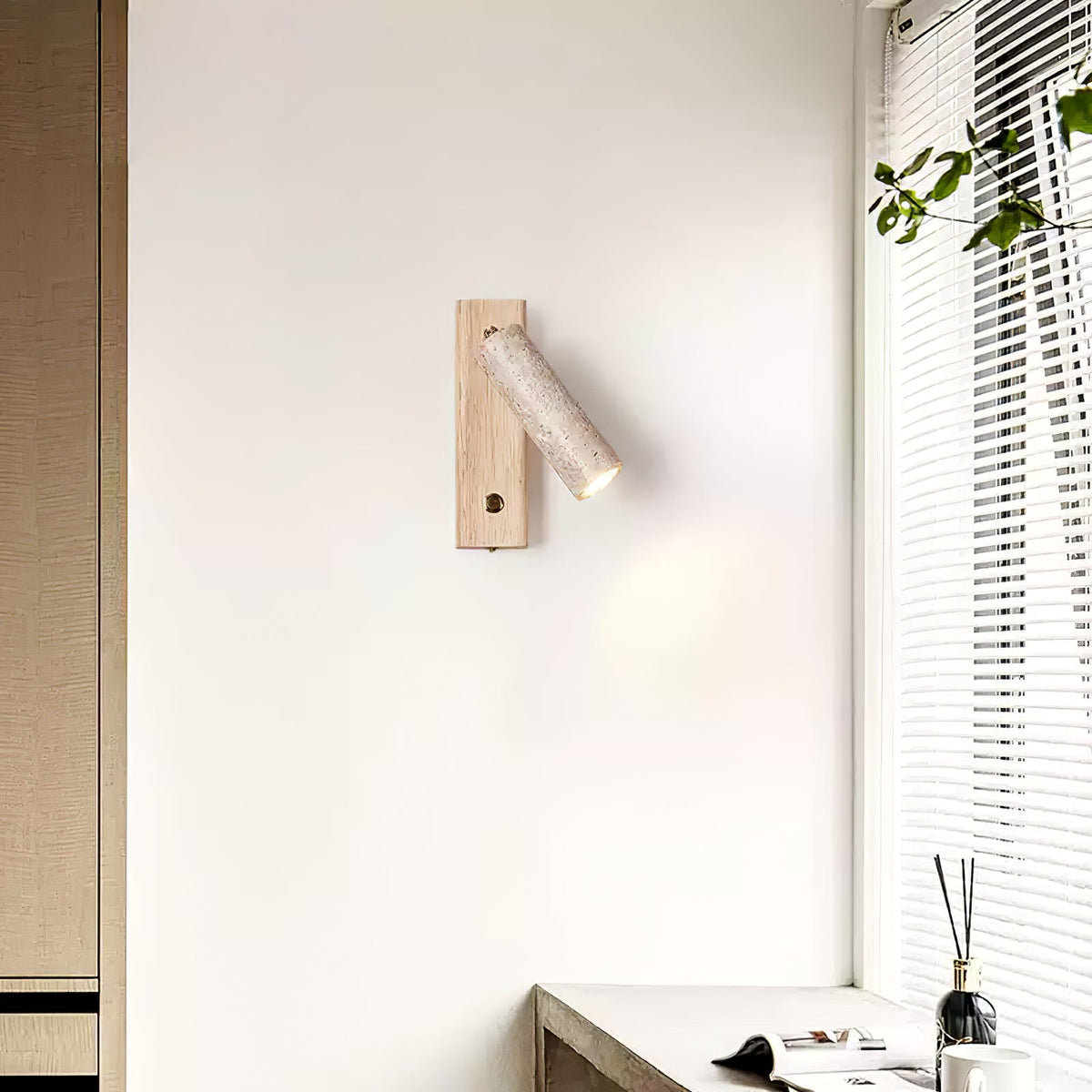 Vivienne | Travertine Wall Lamp