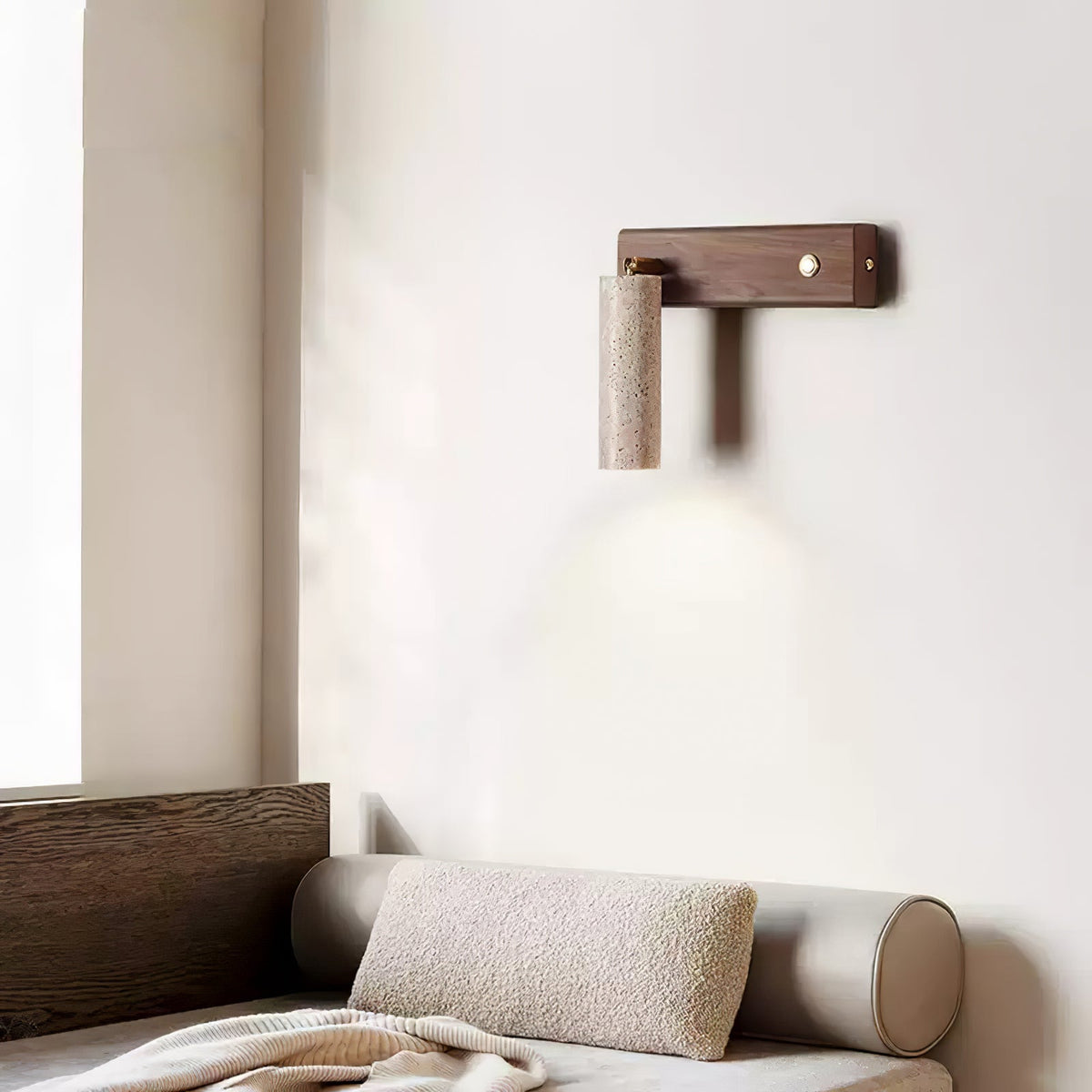 Vivienne | Travertine Wall Lamp