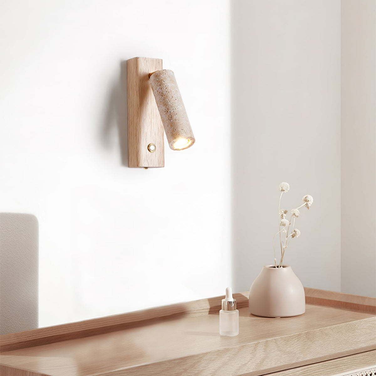 Vivienne | Travertine Wall Lamp