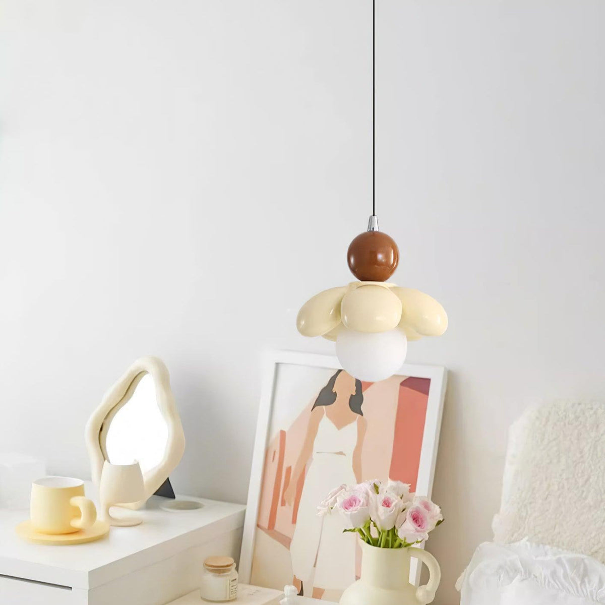 Olive | Floral Pendant