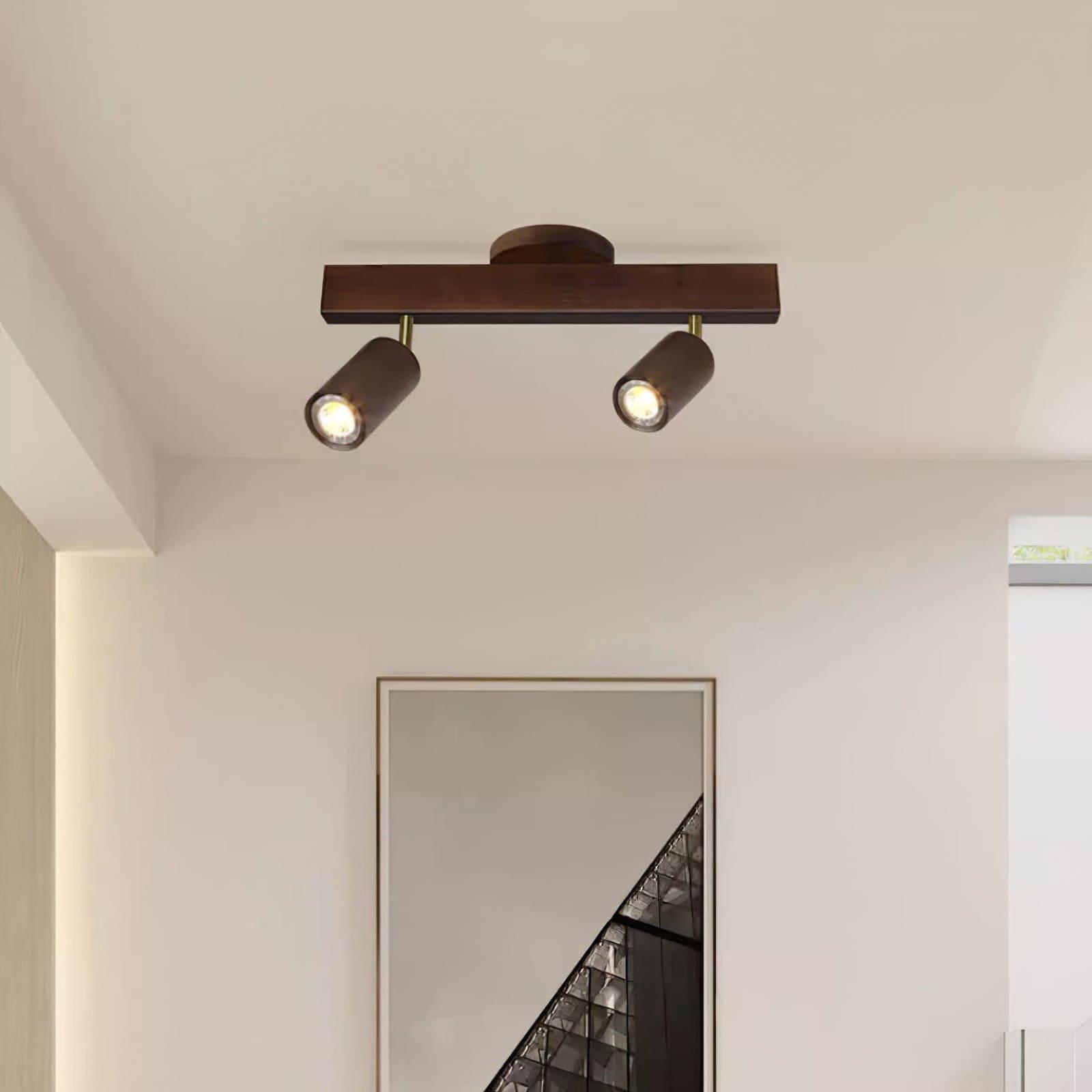 Evelyn | Wood Track Lighting