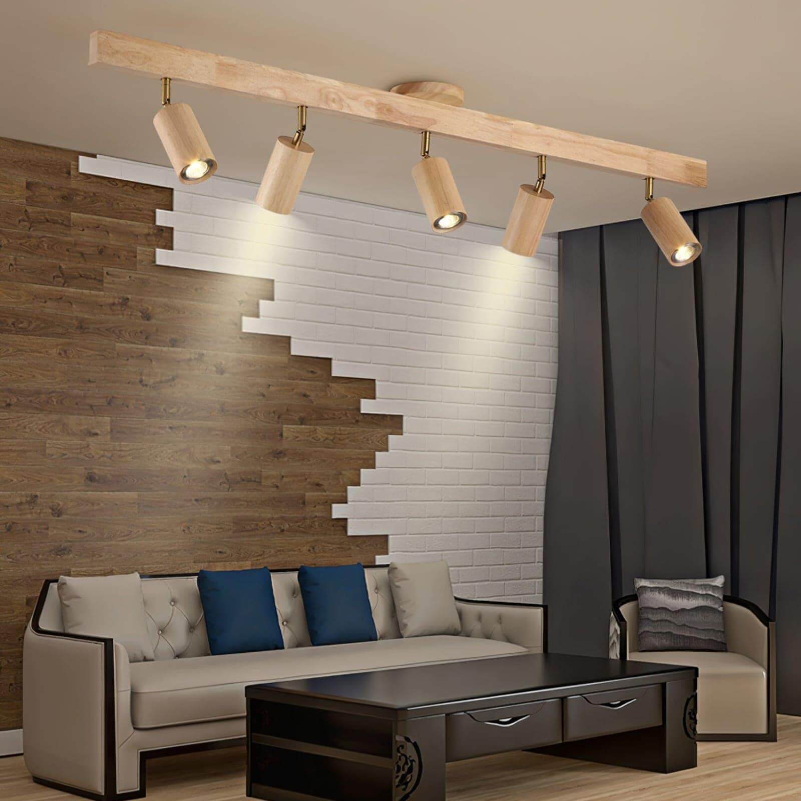 Evelyn | Wood Track Lighting