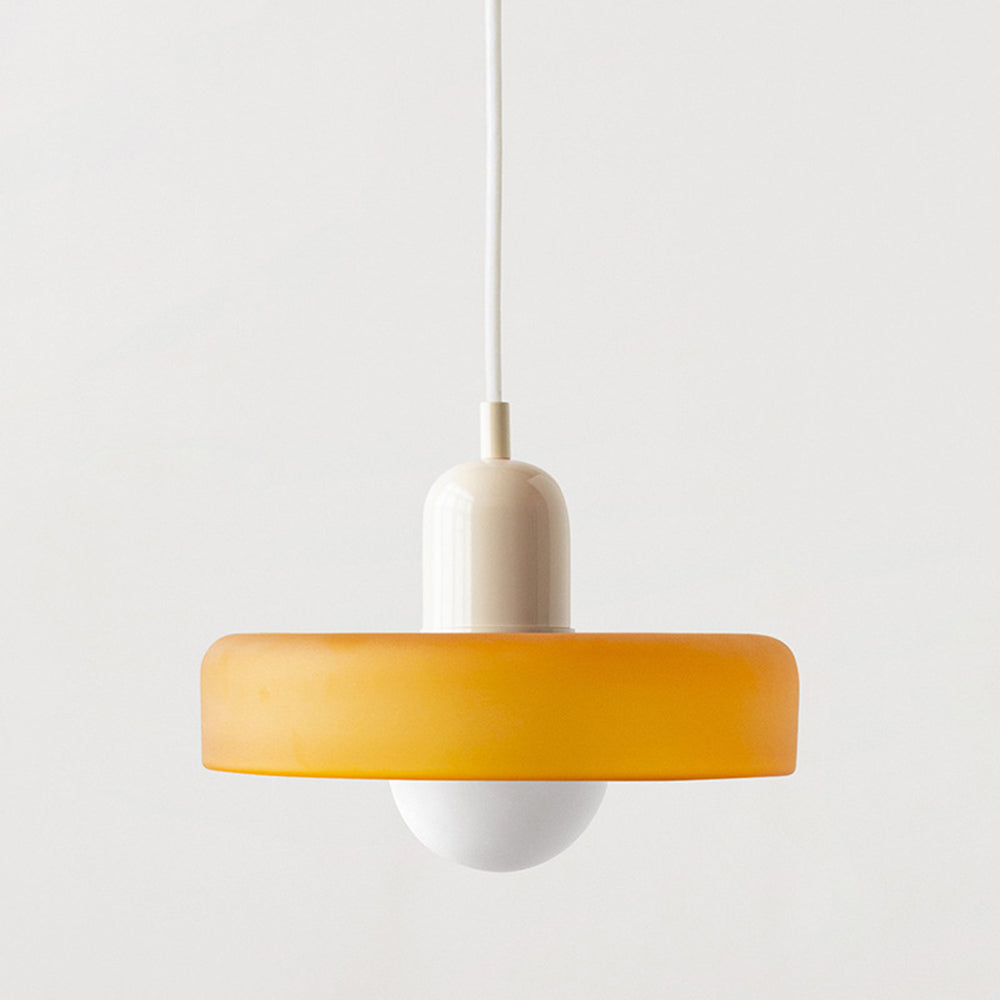 Artistic Ceiling Light | Colored Glass Design | Adjustable Hanging | Modern Home Decor Lighting