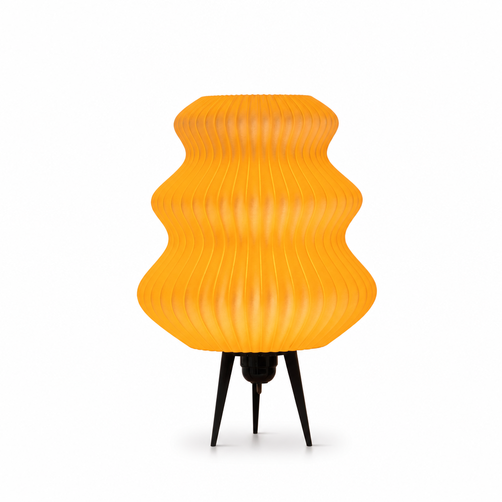 Glowing Artistic Table Lamp | Sunset Hue | PLA Shatterproof | E27 Bulb Included | Smooth Finish | Cable Powered