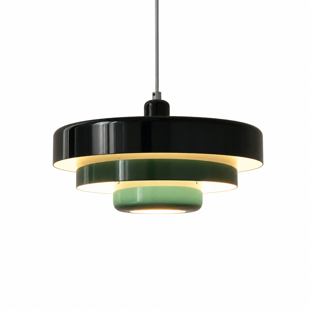 Vintage Ceiling Pendant | LED Lighting | Metal & Glass | Warm Ambiance | LumeLuxe