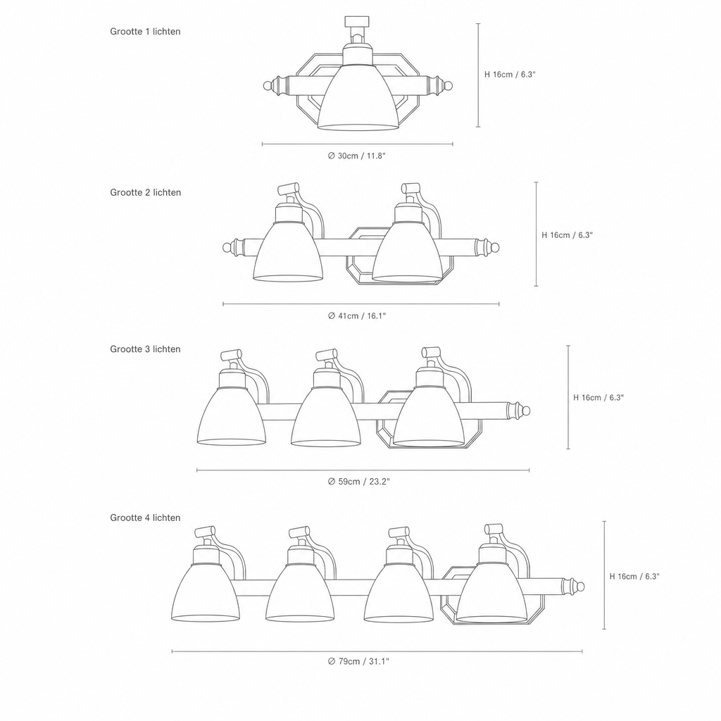 Olivia | Glass Wall Lamp