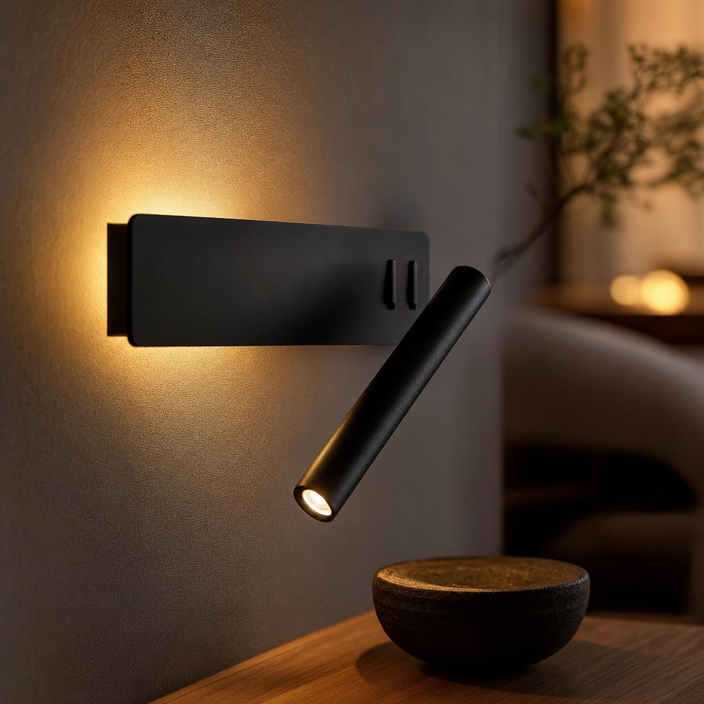 Modern LED Wall Light | Adjustable Angle | Minimalist Design | Nox | Energy Efficient | Bedside or Sofa Mount | Scandinavian Style