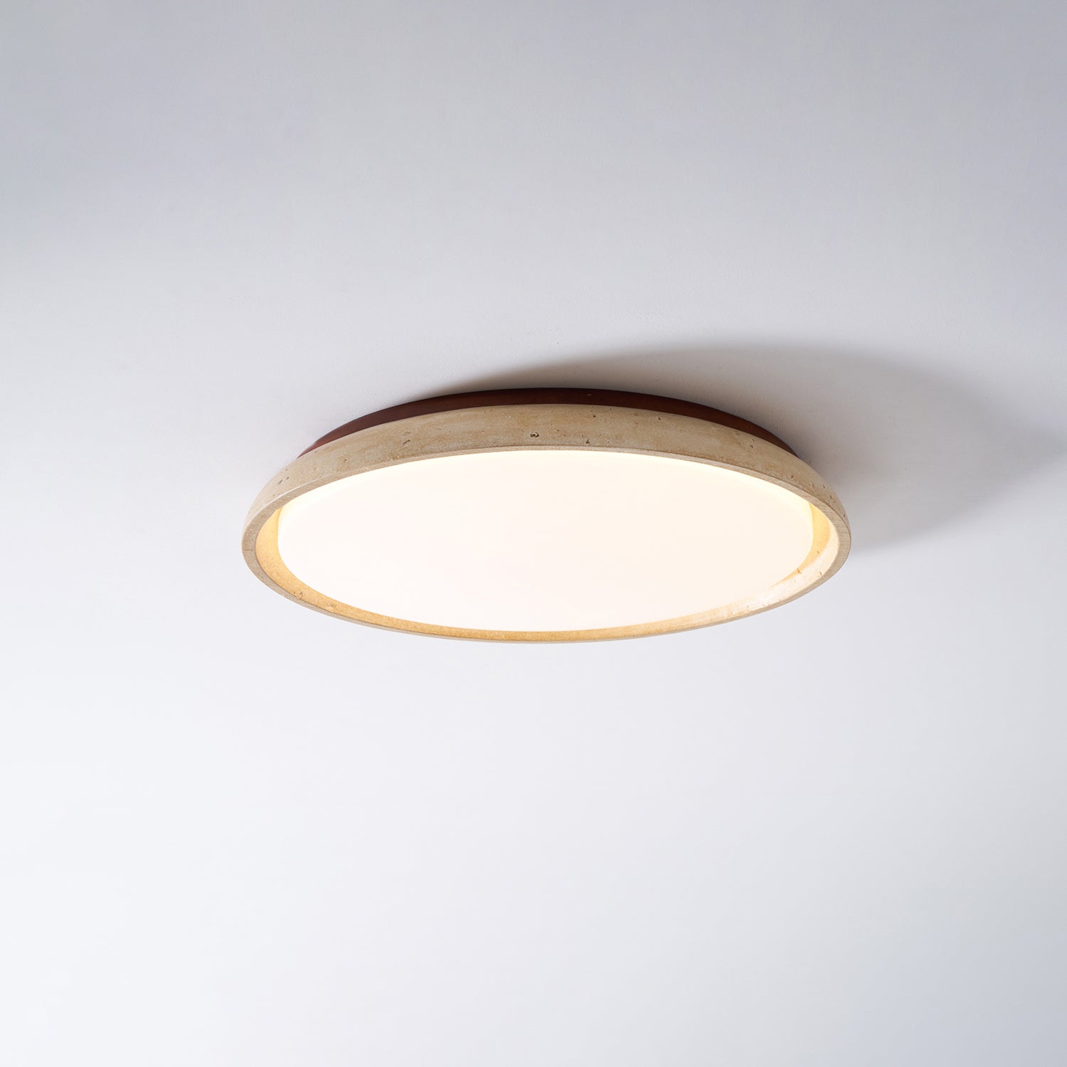 Pearl | Travertine Ceiling Light