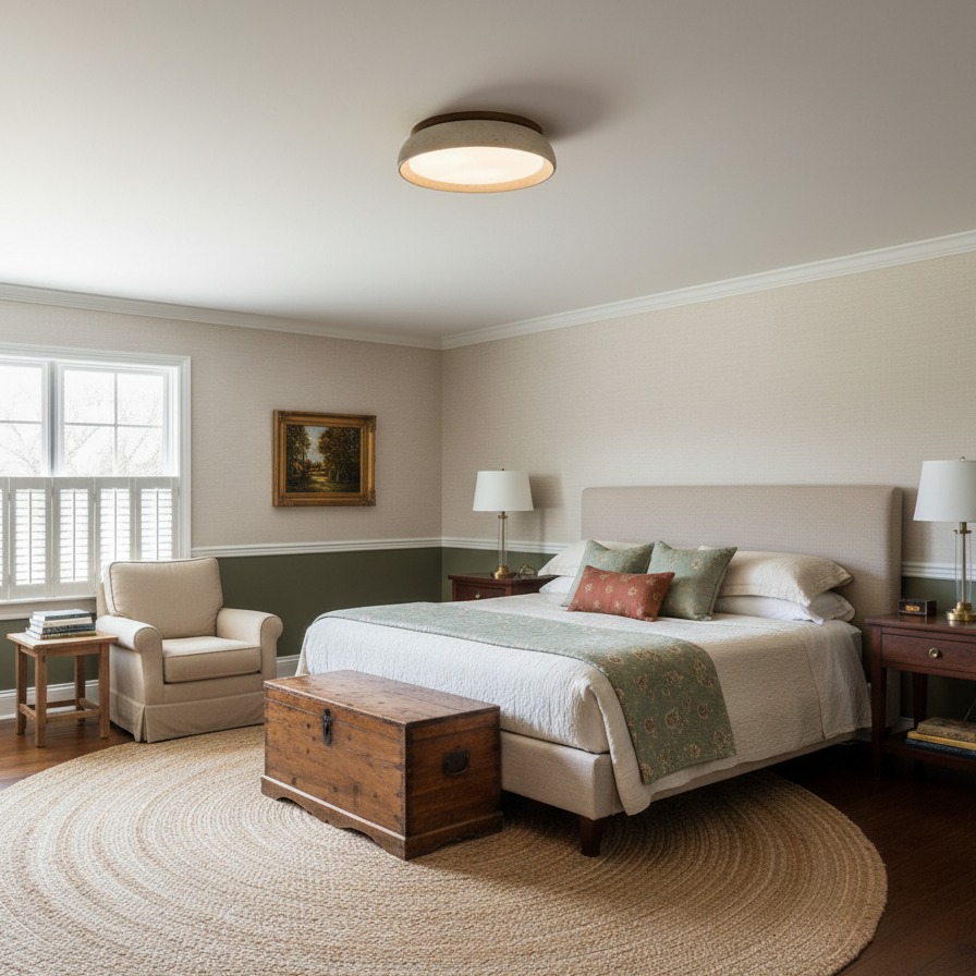 Pearl | Travertine Ceiling Light