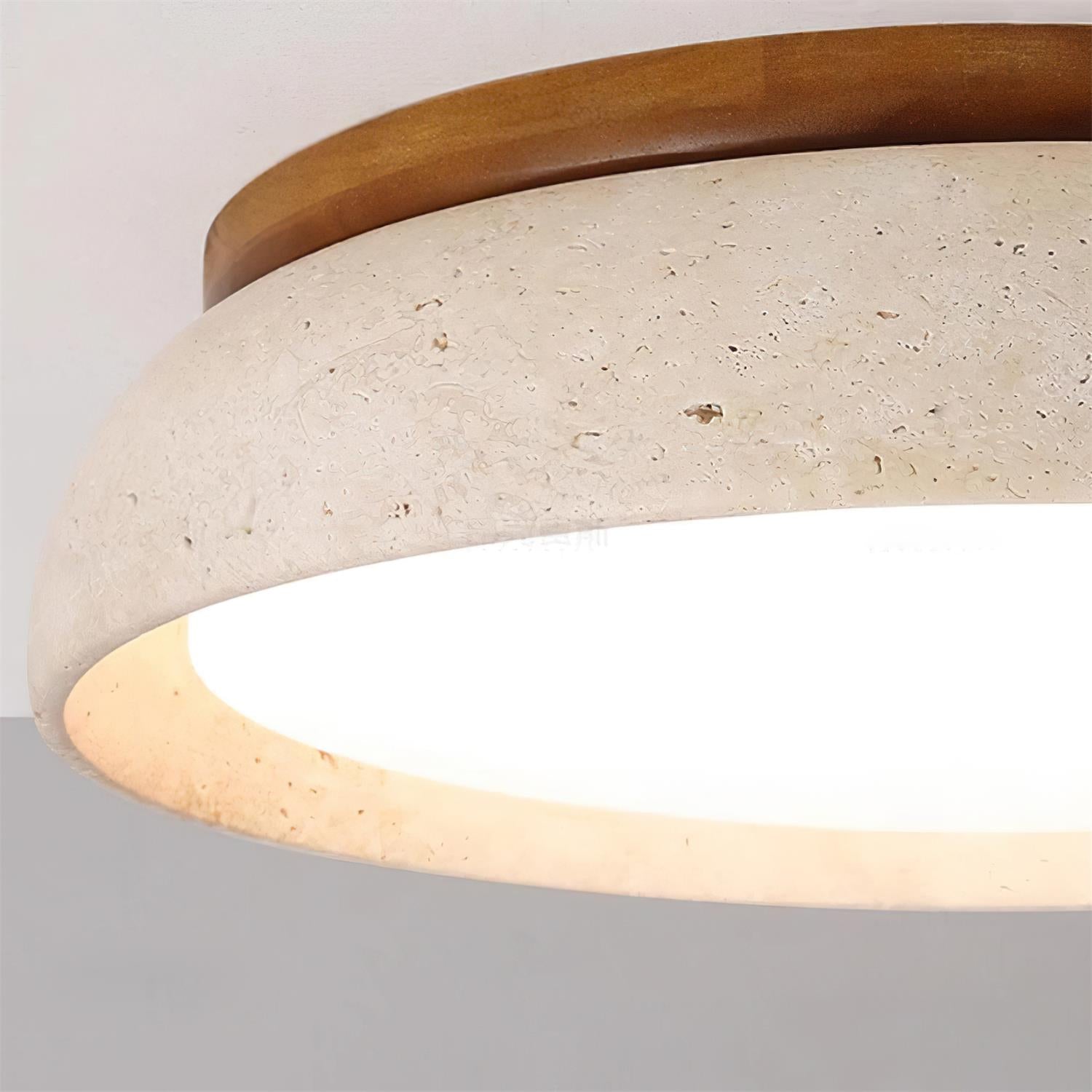 Pearl | Travertine Ceiling Light