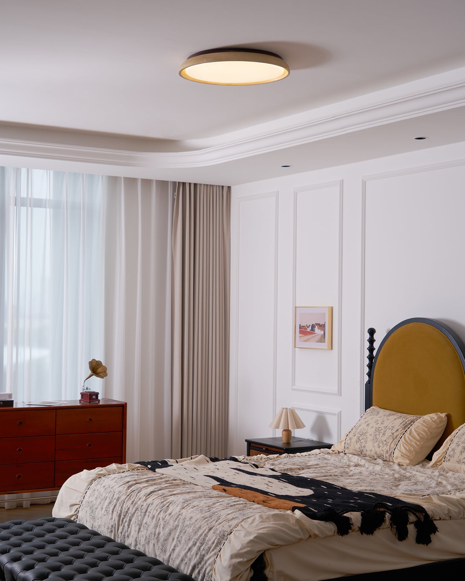 Pearl | Travertine Ceiling Light