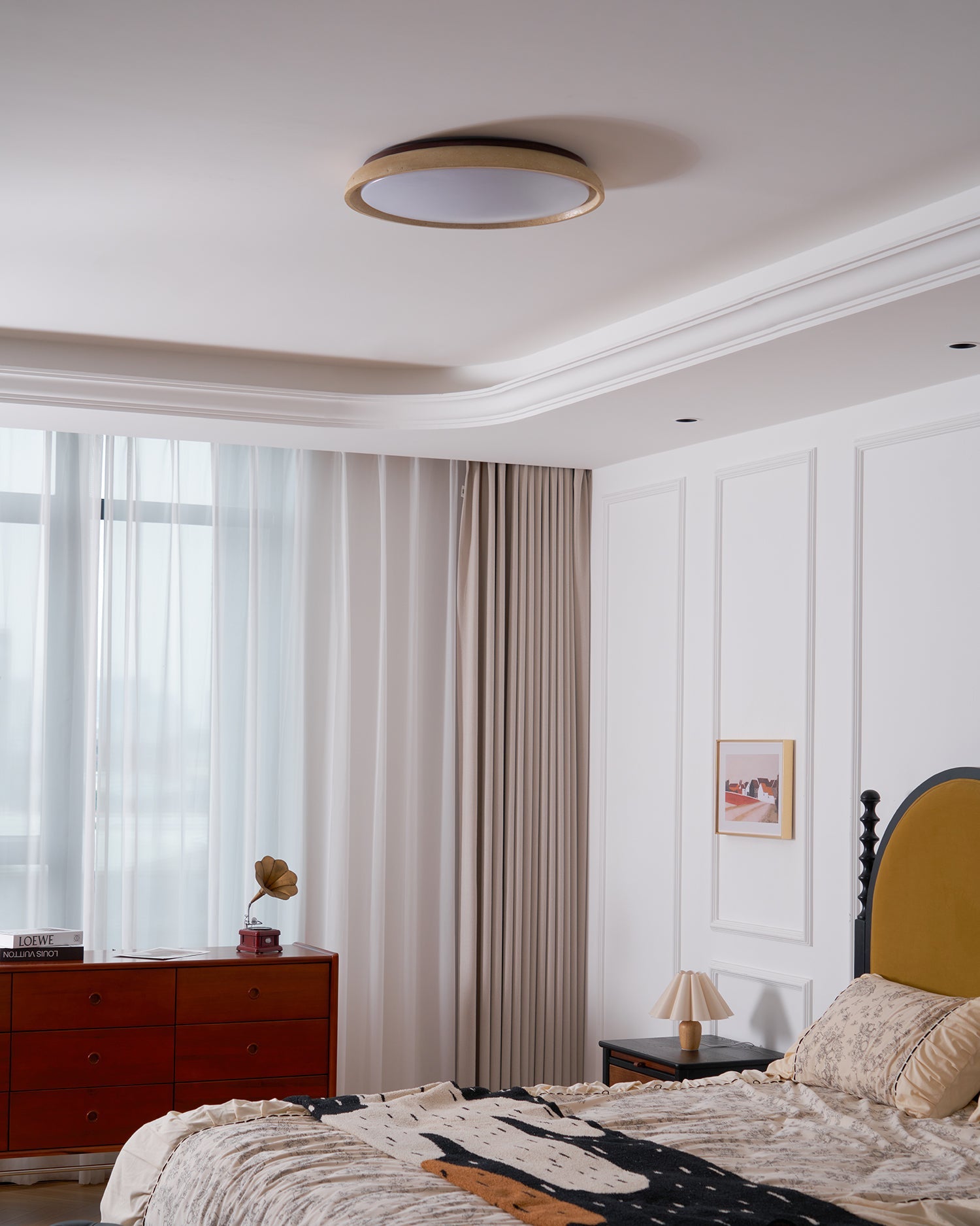 Pearl | Travertine Ceiling Light