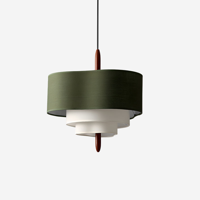 Poppy | Green Fabric Pendant