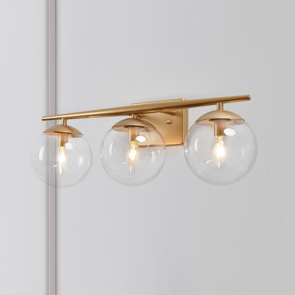 Verity | Gold 3-Light Vanity Light