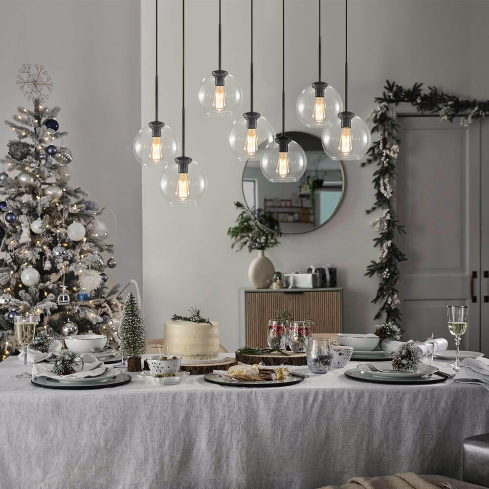 Elsie | Glass Globe Chandelier
