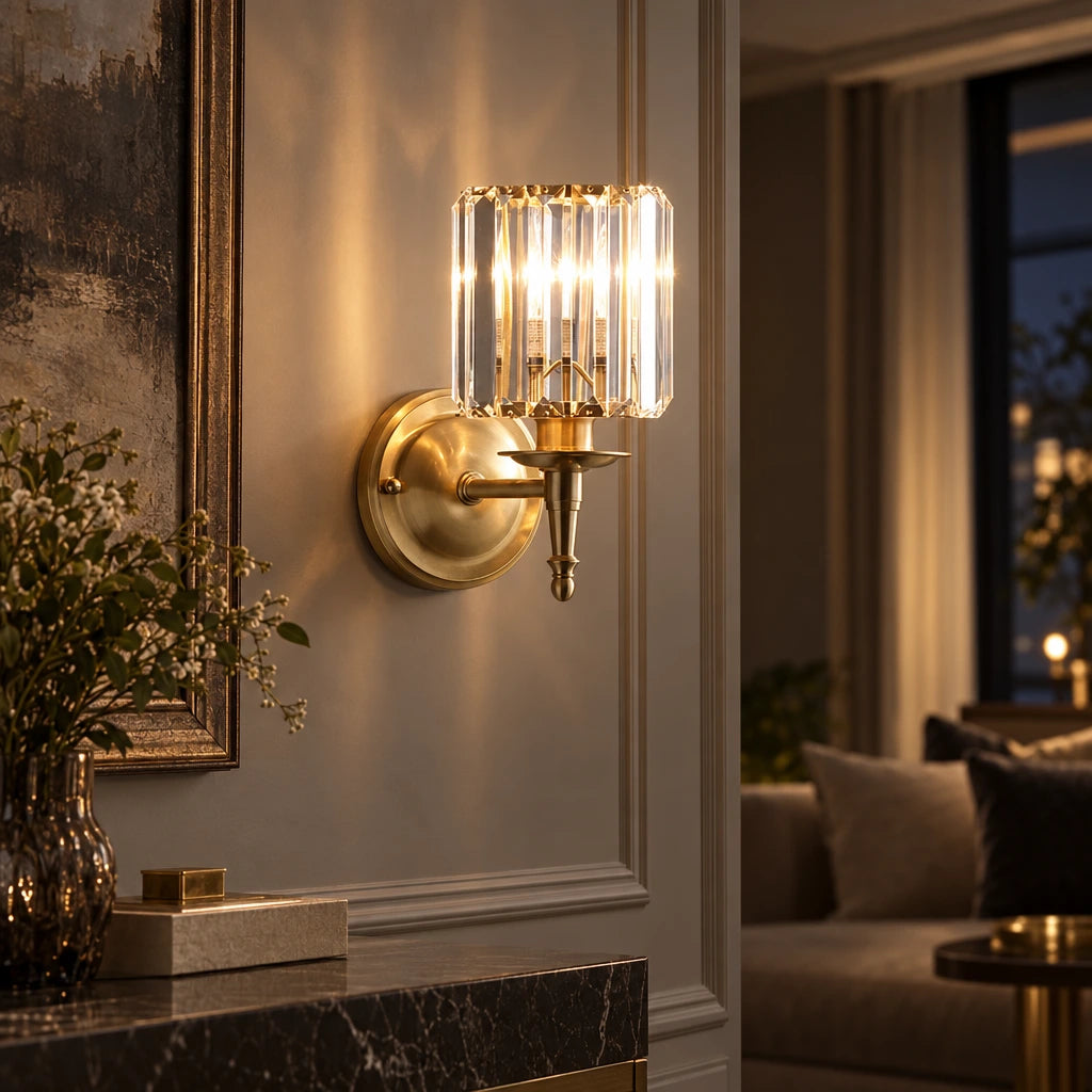 Amber | Crystal Wall Lamp