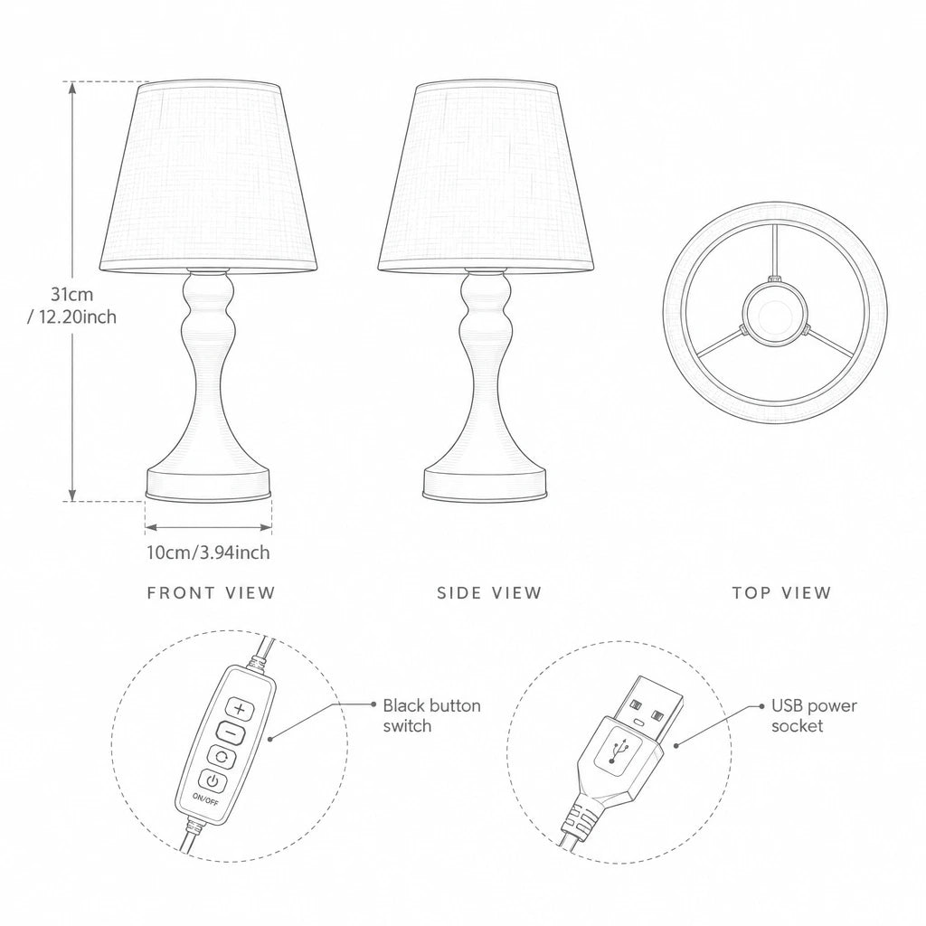 Astrid | Metal Table Lamp