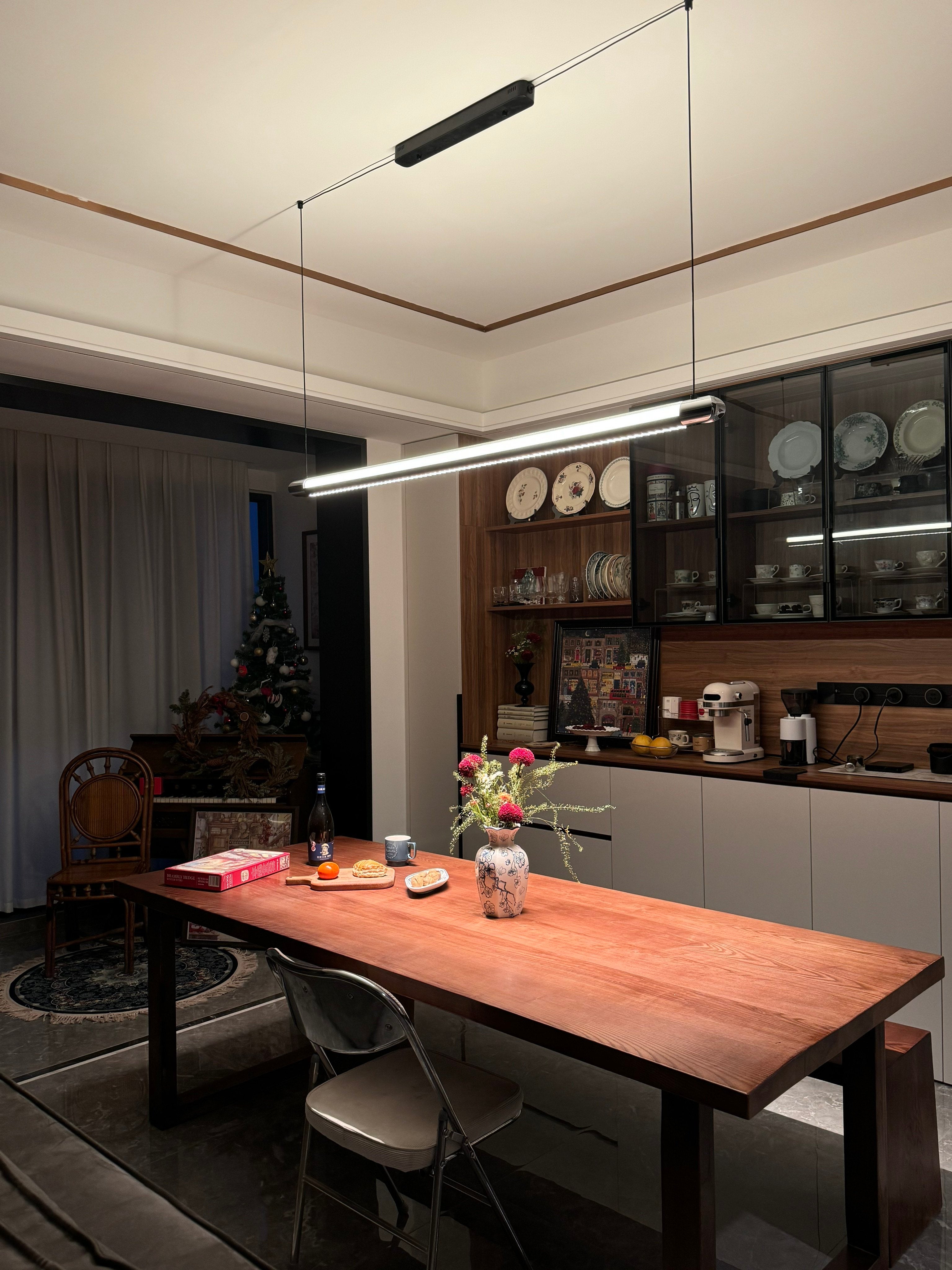 Catherine | Black Linear Pendant