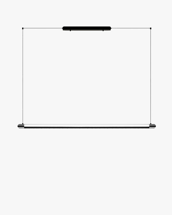 Catherine | Black Linear Pendant