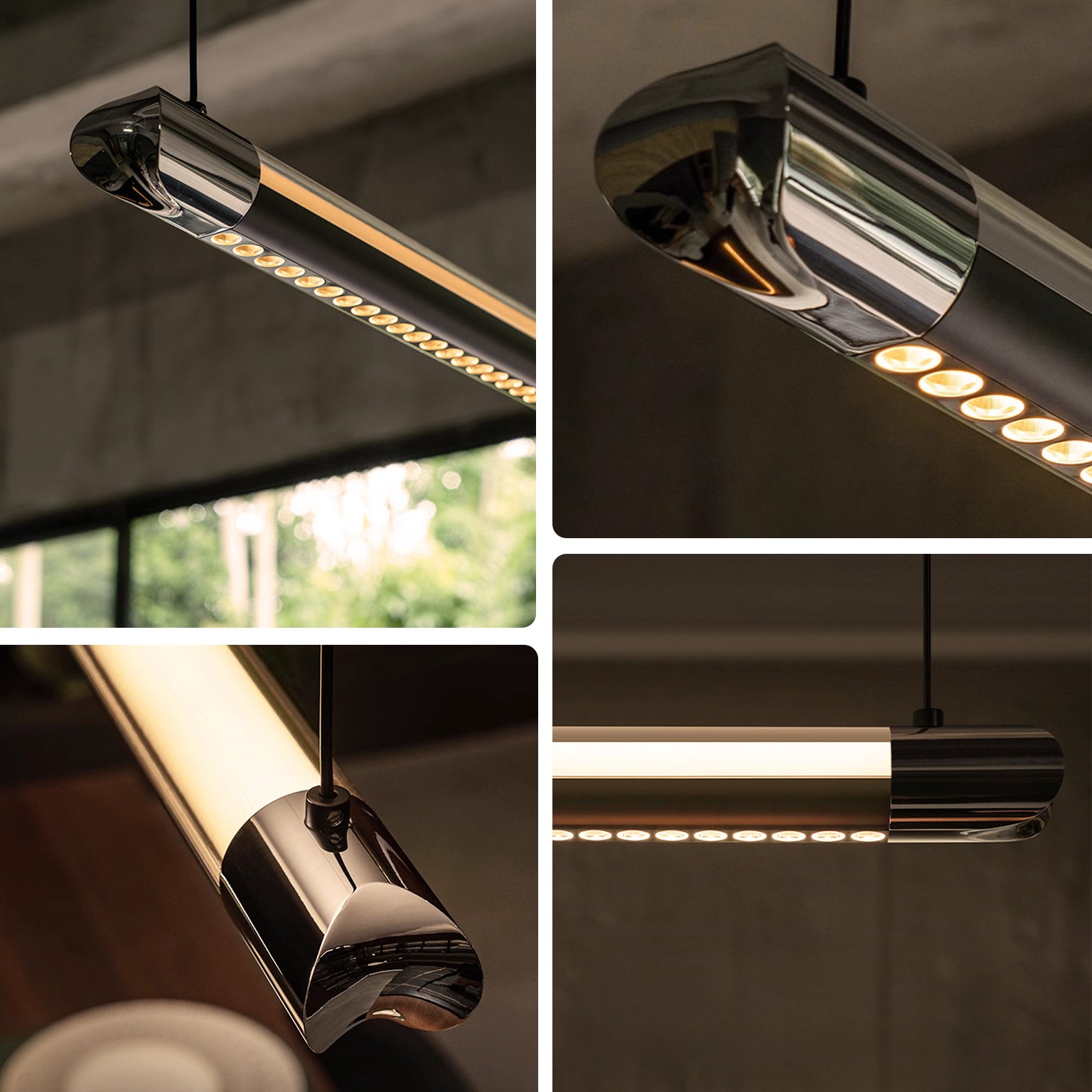 Catherine | Black Linear Pendant