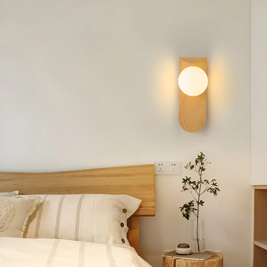 Lucy | Wood Wall Sconce