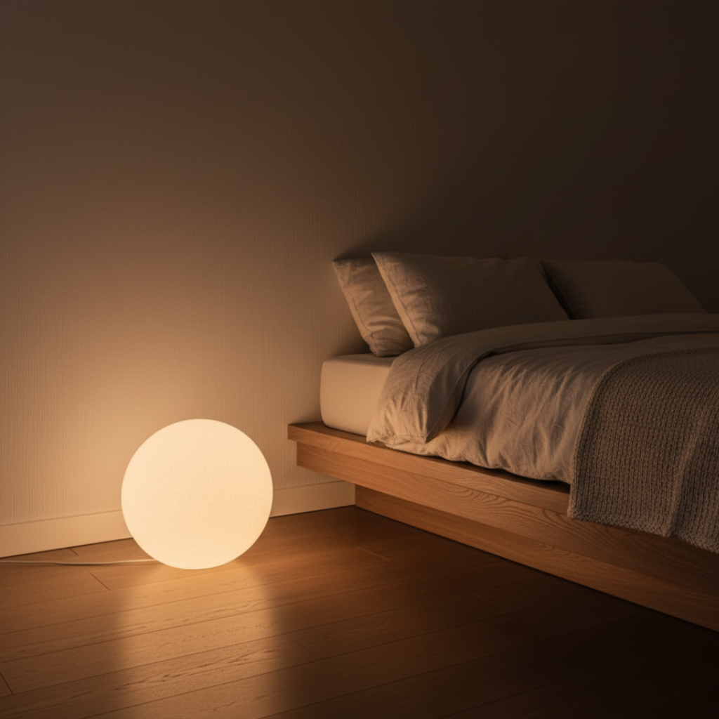 Grace | Resin Globe Floor Lamp