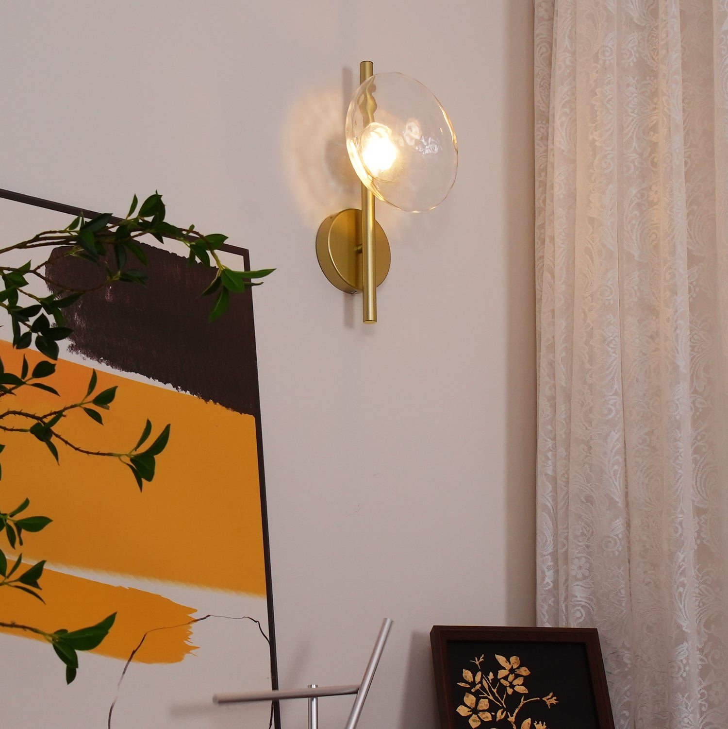 Amelia | Glass Wall Light