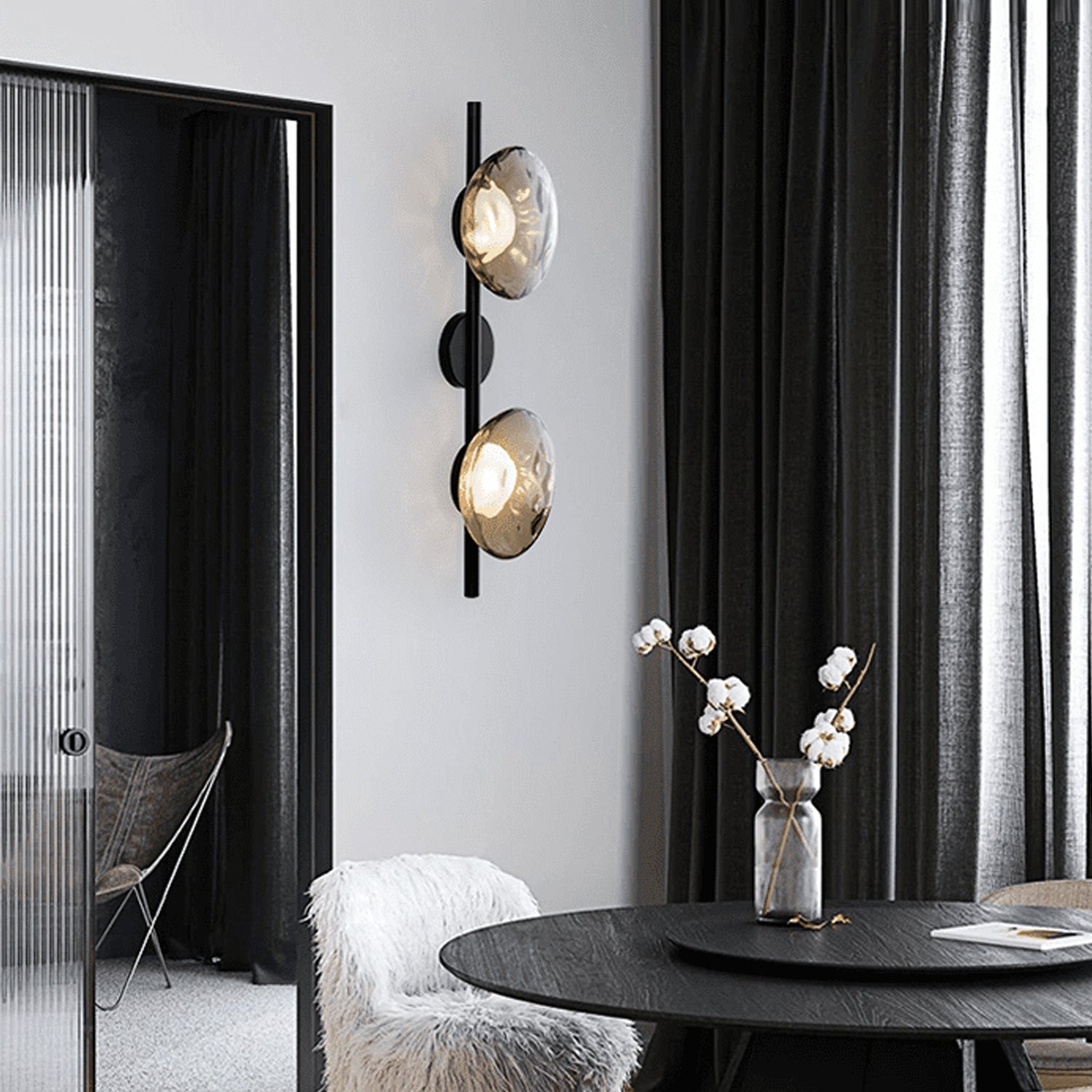 Amelia | Glass Wall Light