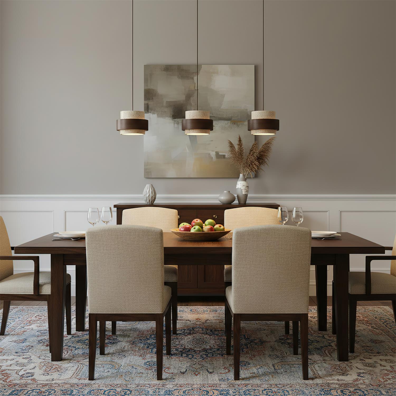 Winifred | Travertine Pendant