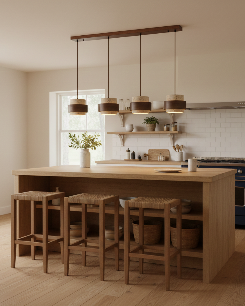 Winifred | Travertine Pendant