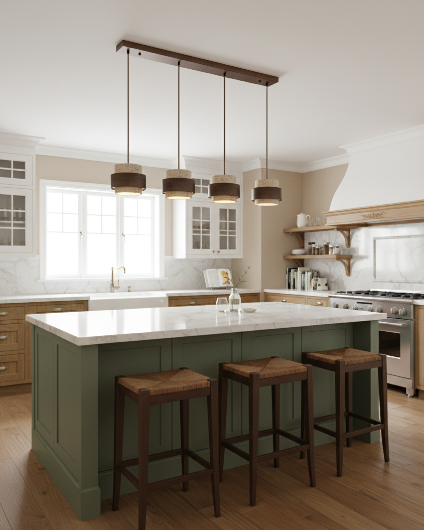 Winifred | Travertine Pendant