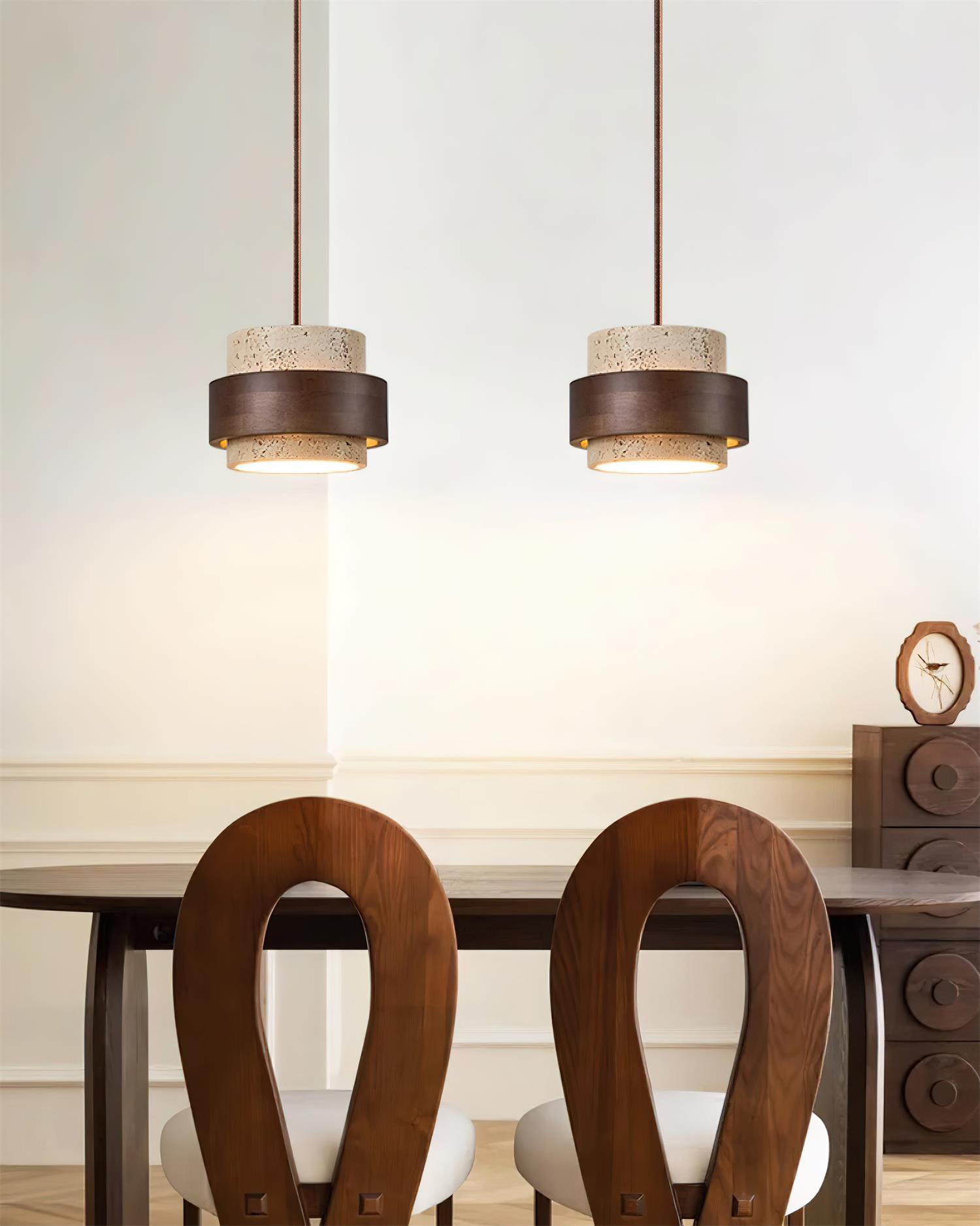 Winifred | Travertine Pendant