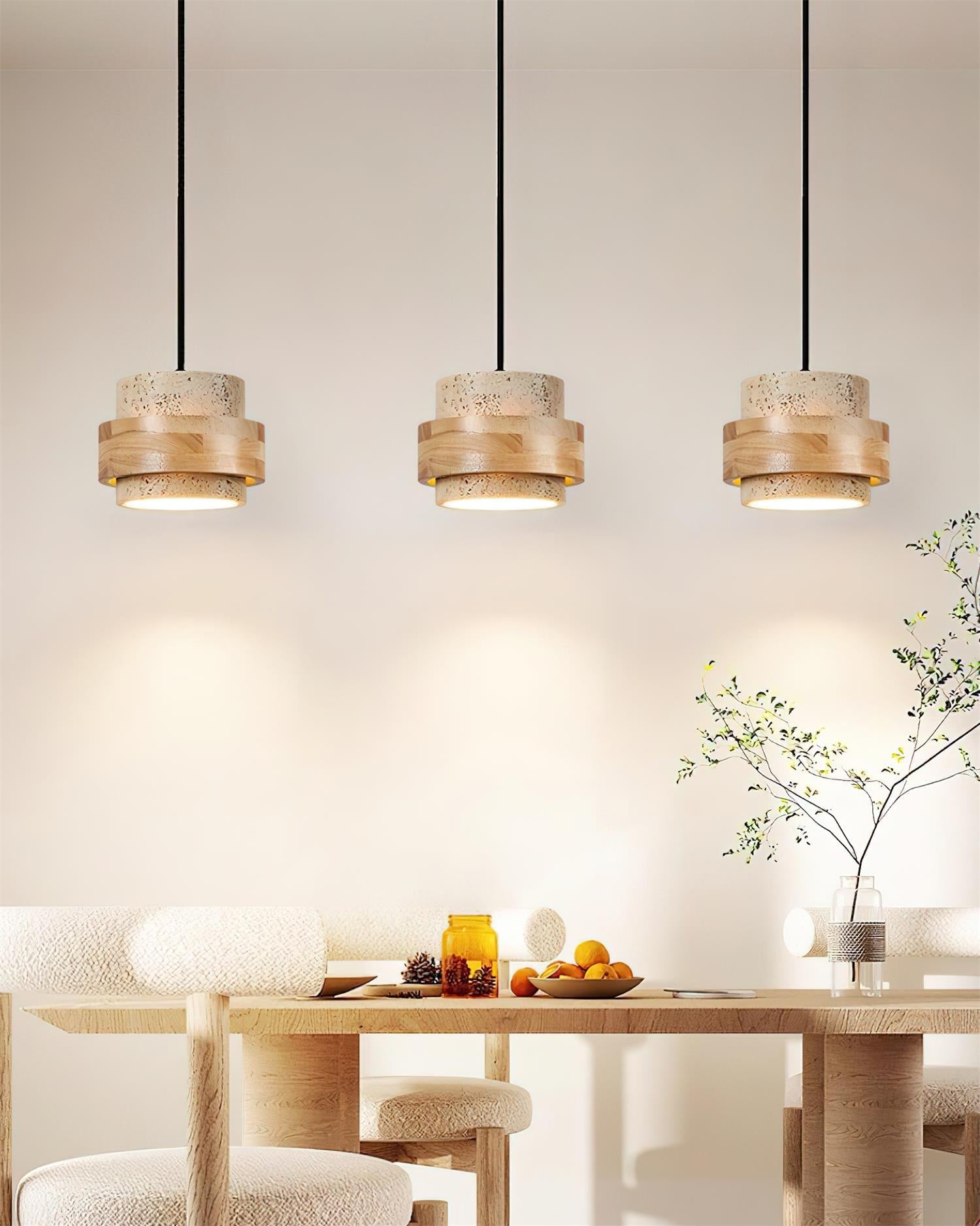 Winifred | Travertine Pendant