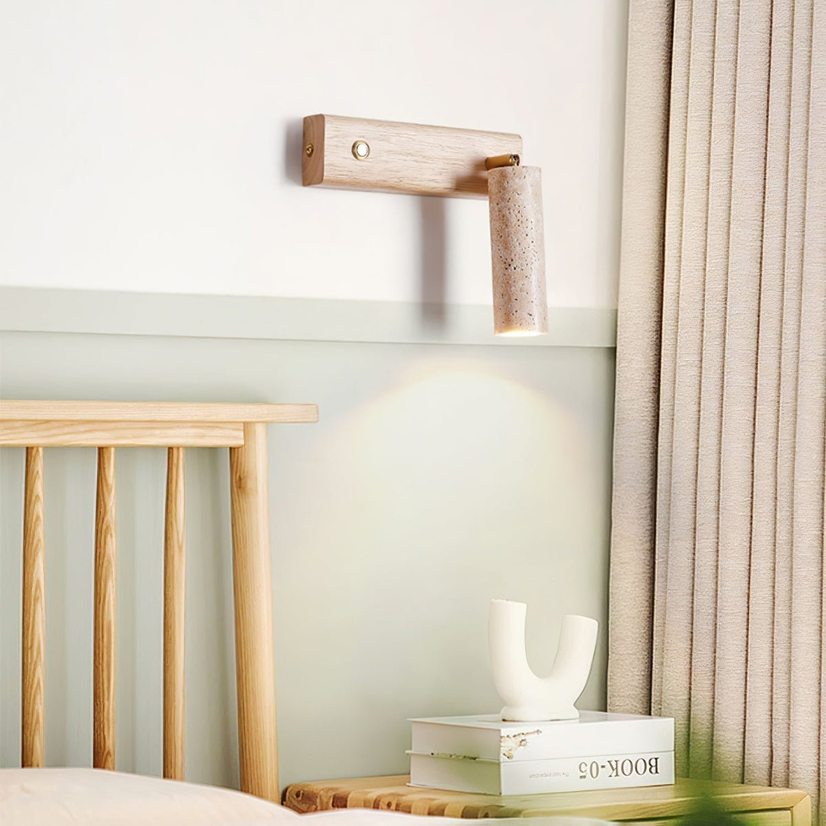 Vivienne | Travertine Wall Lamp