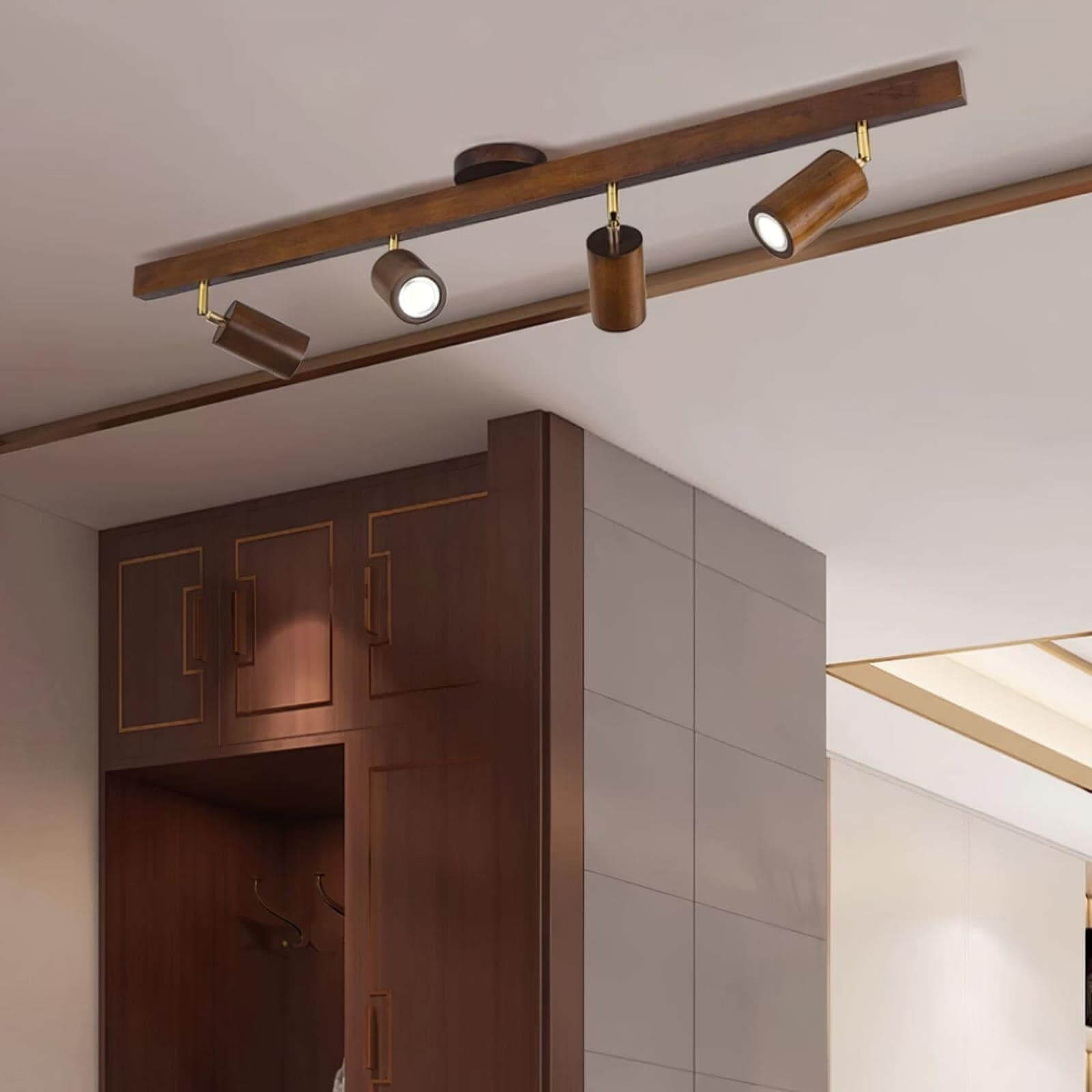 Evelyn | Wood Track Lighting