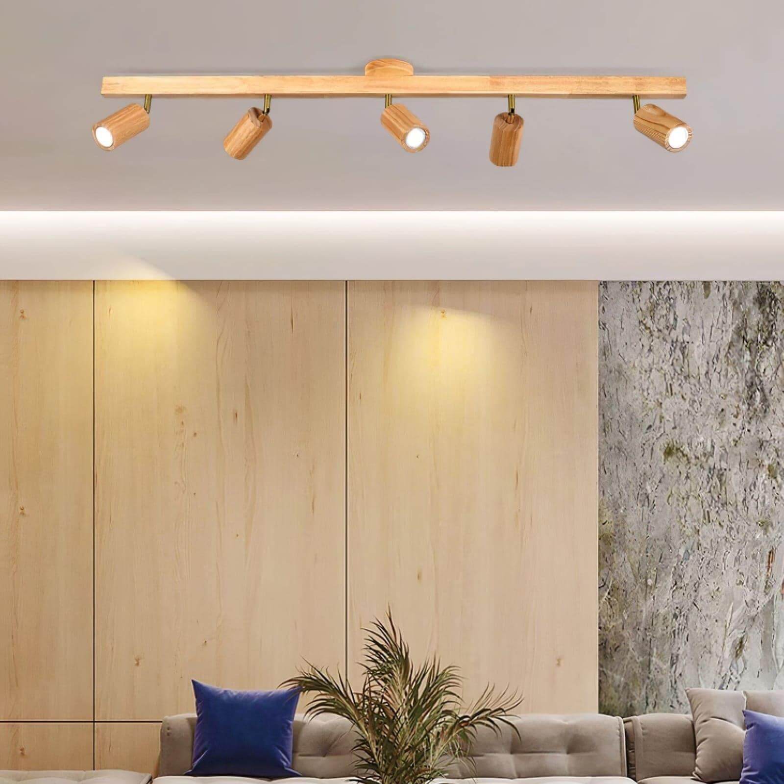 Evelyn | Wood Track Lighting