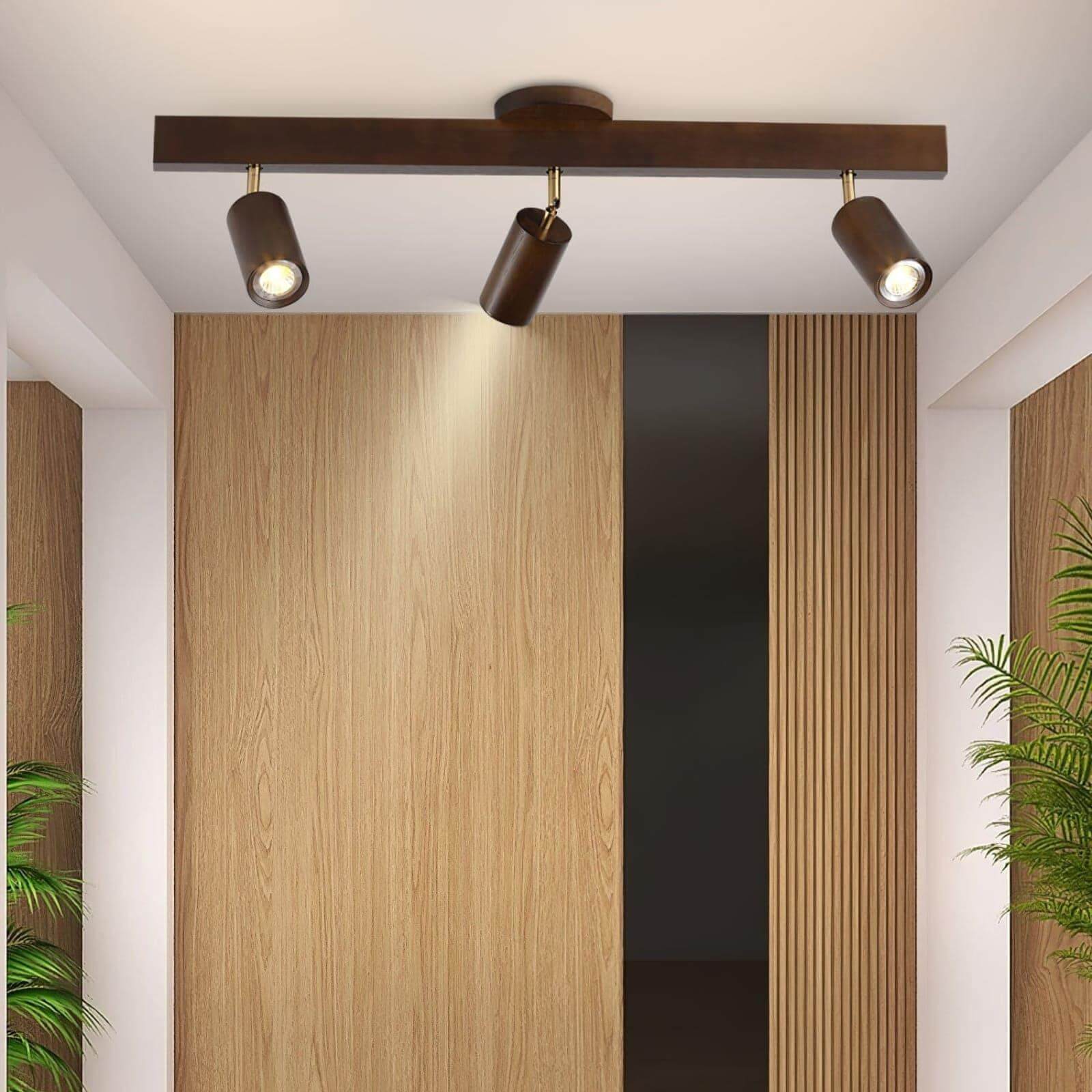 Evelyn | Wood Track Lighting