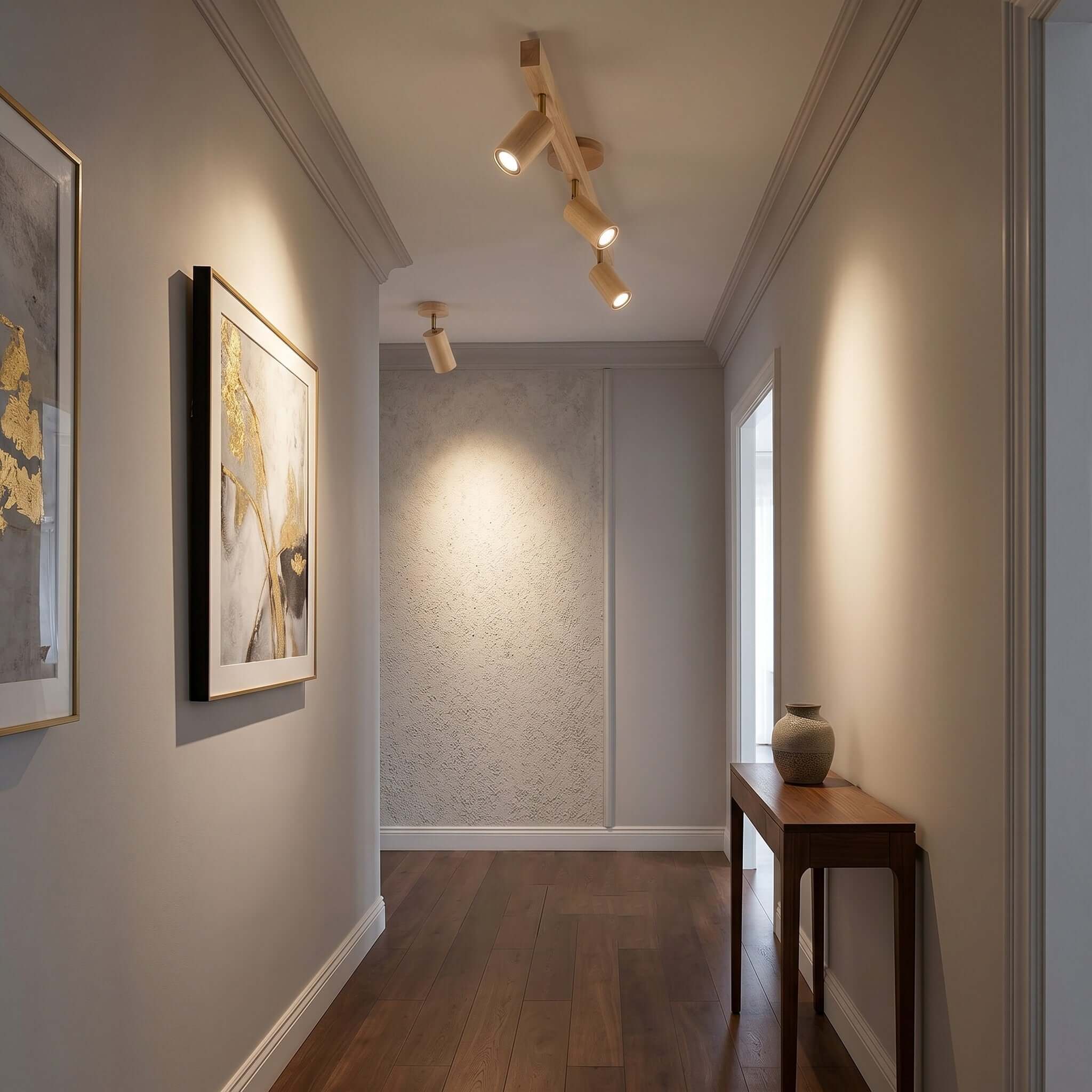 Evelyn | Wood Track Lighting