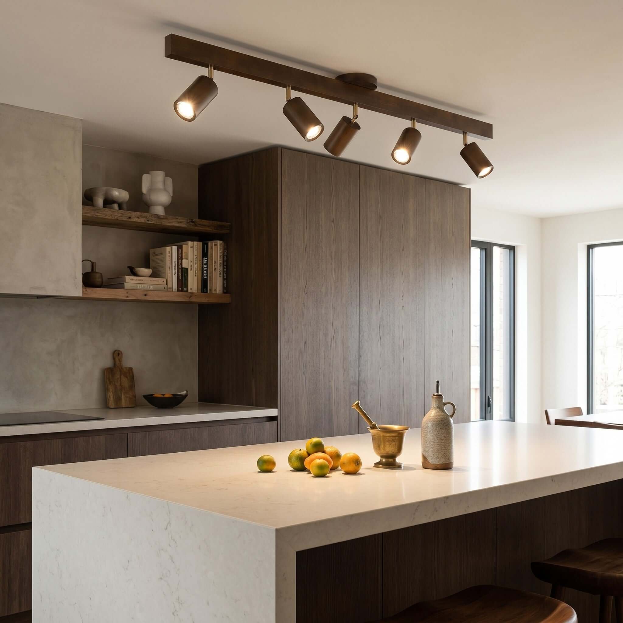 Evelyn | Wood Track Lighting