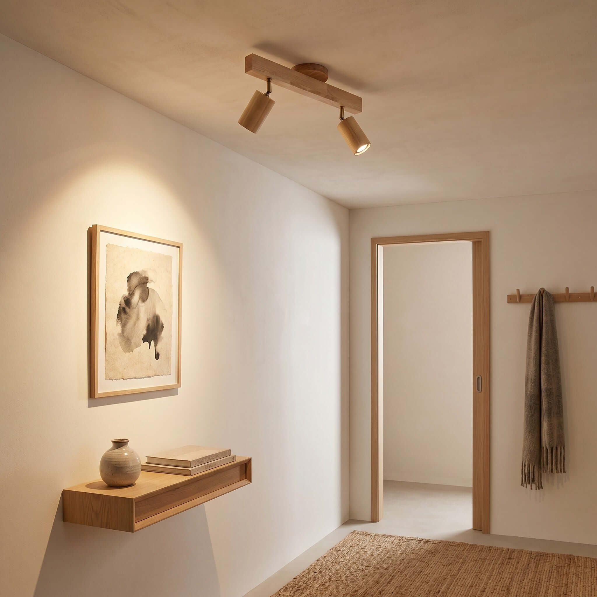 Evelyn | Wood Track Lighting