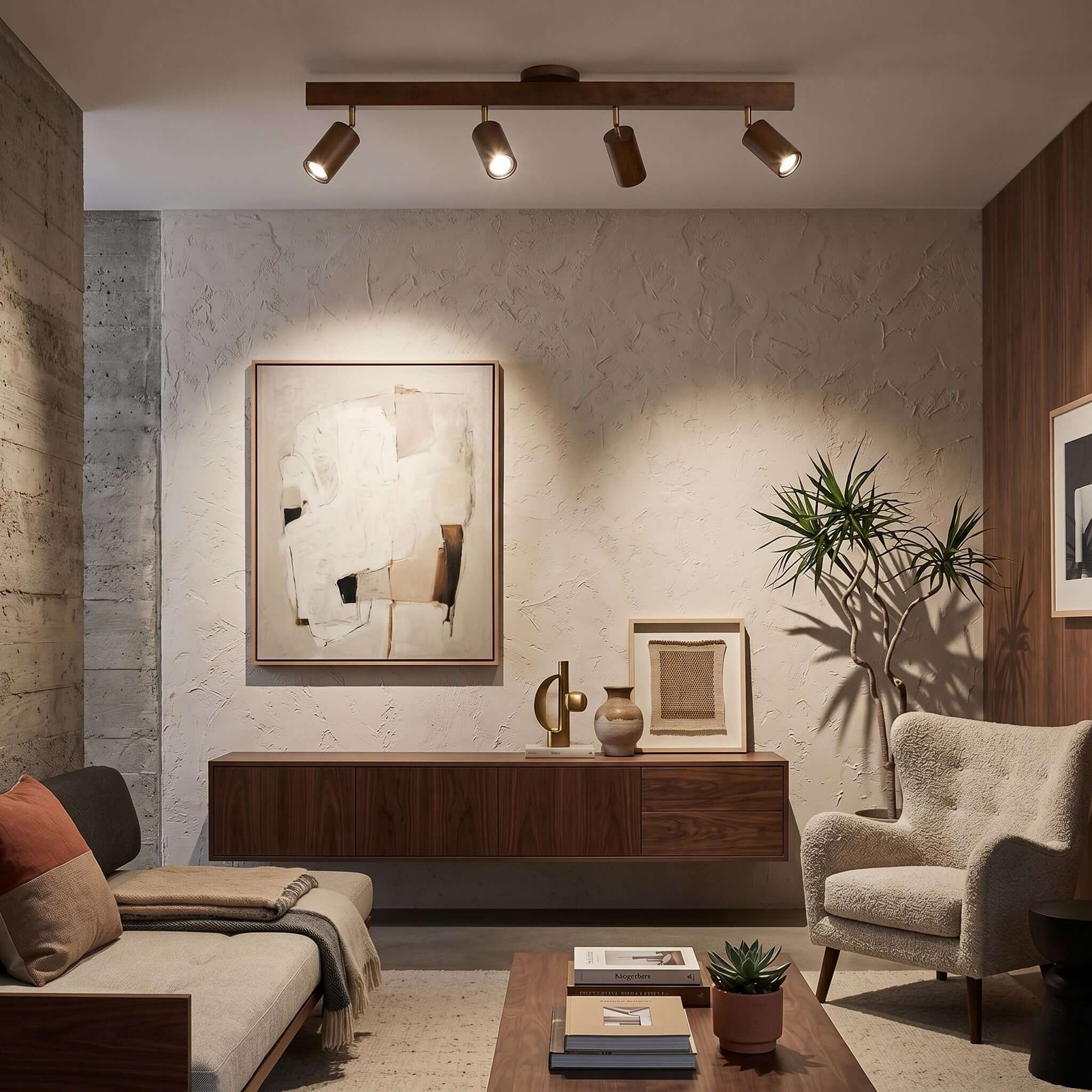 Evelyn | Wood Track Lighting